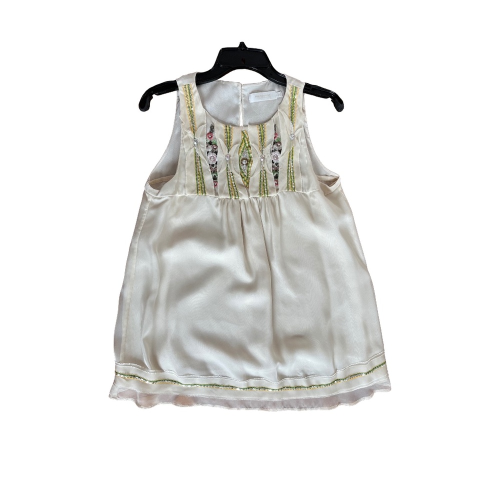 MM Couture by Miss Me sleeveless top with embroidered details